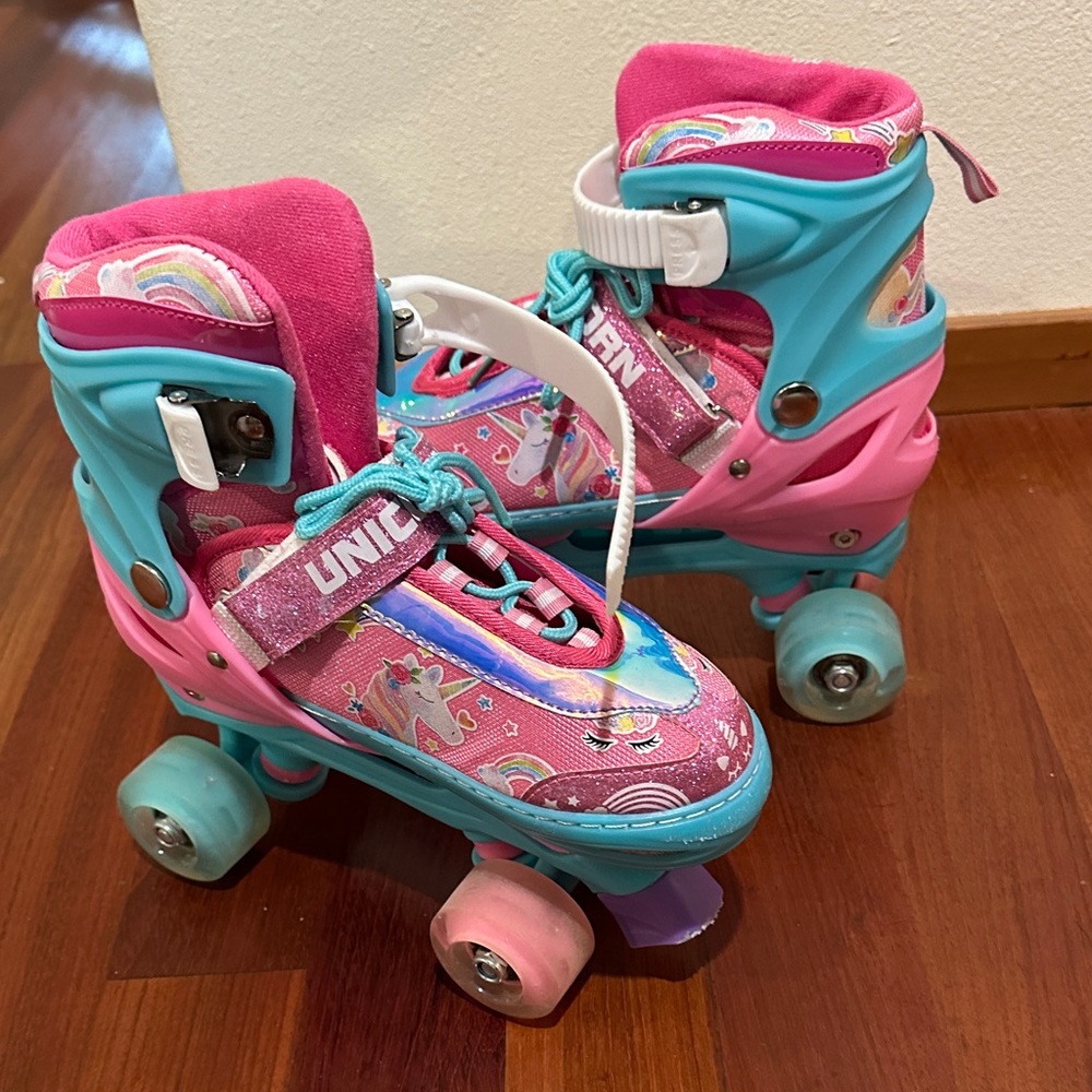 Colorful Unicorn Roller Skates Light up Wheels